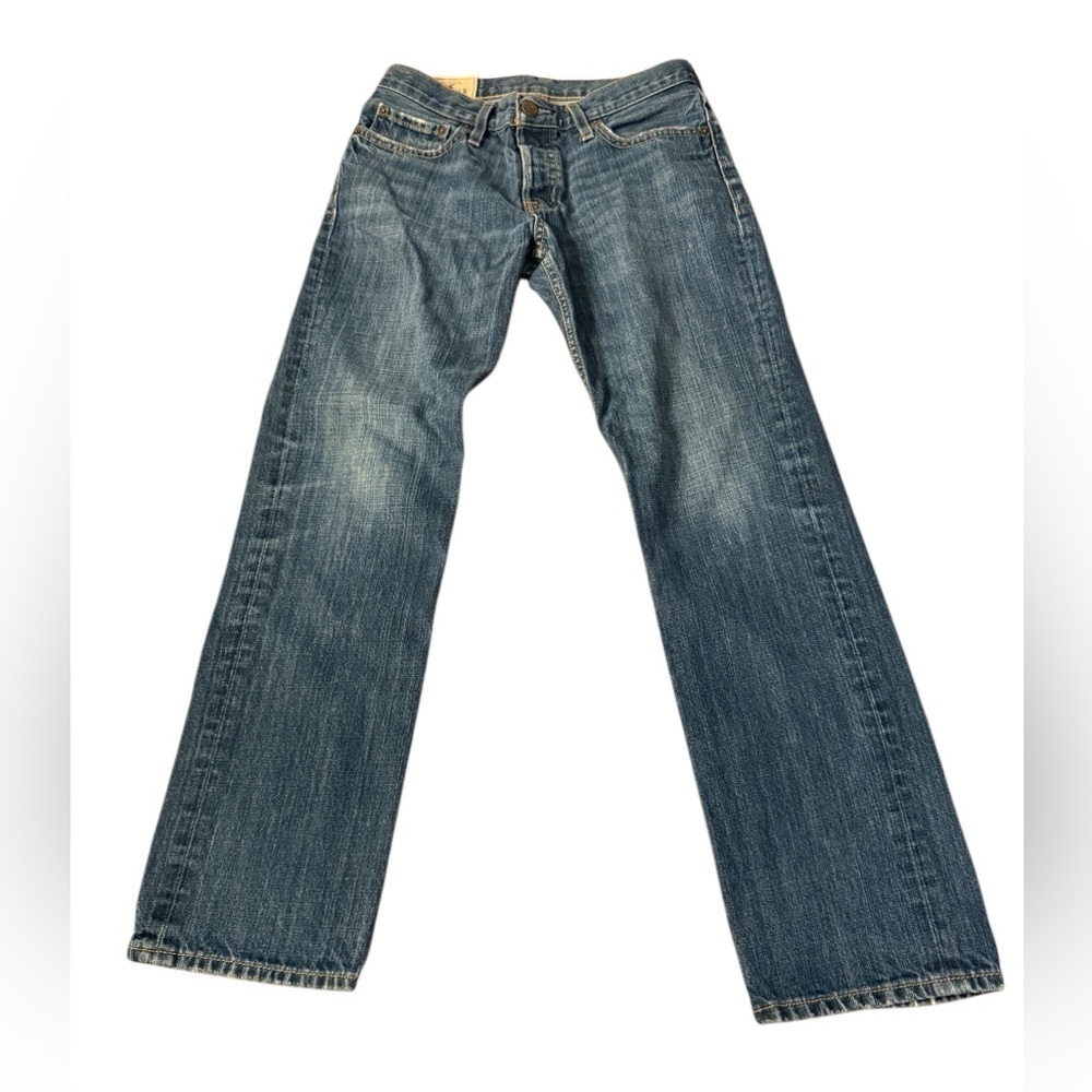 Hollister Men’s Jeans 30X30 Slim Straight Blue Denim Cotton Pants